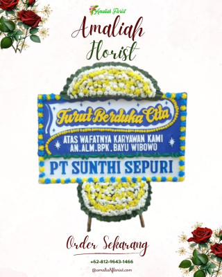 Papan Bunga Duka di Lolu Selatan